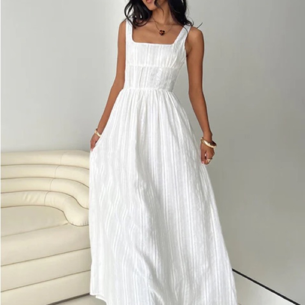 Princess Polly Lorinda maxi dress White